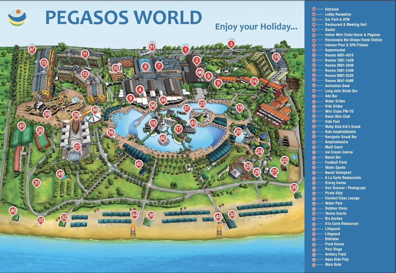 Aqi Pegasos World Hotel ซีเด ภายนอก รูปภาพ